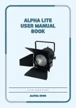 ALPHA LITE ALPHA 3000 User Manual предпросмотр