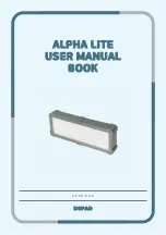 Предварительный просмотр 1 страницы ALPHA LITE DS-PAD User Manual Book