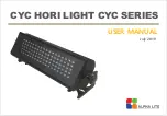 ALPHA LITE HORI LIGHT CYC Series User Manual предпросмотр