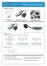 Alpha Micro NetPort II Quick Start Manual предпросмотр