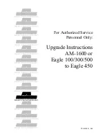 Alpha Microsystems AM-1600 Upgrade Instructions preview