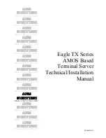 Alpha Microsystems Eagle TX Series Technical Installation Manual preview