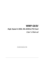 Предварительный просмотр 1 страницы Alpha Networks WMP-G02V User Manual