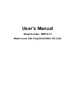 Preview for 1 page of Alpha Networks WMP-G15 User Manual