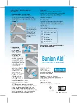 Предварительный просмотр 2 страницы Alpha Orthotics Bunion Aid Quick Start Manual