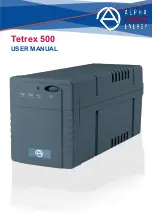 Предварительный просмотр 1 страницы Alpha Outback Energy Tetrex 500 User Manual