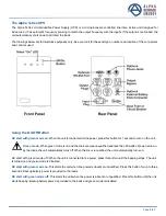 Предварительный просмотр 3 страницы Alpha Outback Energy Tetrex 500 User Manual