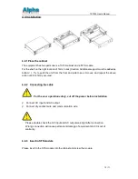 Preview for 10 page of Alpha Power TST200 series User Manual