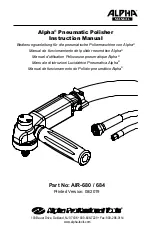 Preview for 1 page of Alpha Professional Tools AIR-680 Instruction Manual