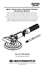 Preview for 1 page of Alpha Professional Tools AIR-680UW Instruction Manual