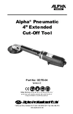 Preview for 1 page of Alpha Professional Tools COTE-04 Manual