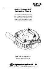 Preview for 1 page of Alpha Professional Tools Ecoguard G7 Instruction Manual