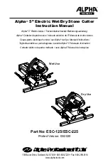 Alpha Professional Tools ESC-125 Instruction Manual предпросмотр