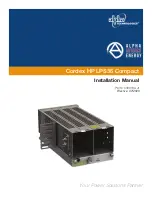 Предварительный просмотр 1 страницы Alpha Technologies ALPHA OUTBACK ENERGY Cordex HP LPS36 Compact Installation Manual