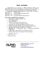 Preview for 3 page of Alpha Technologies Brave Slim - C User Manual