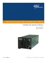 Предварительный просмотр 1 страницы Alpha Technologies CXDF24482KW Installation & Operation Manual