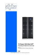 Alpha Technologies TRI POWER X33 MOD HP 10 kVA Operating And Maintenance Manual preview