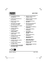 Alpha tools A-ES 700/1 Original Operating Instructions предпросмотр