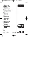 Alpha tools ES 125 E Operating Instructions Manual preview