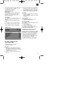 Предварительный просмотр 15 страницы Alpha tools WS 125/850 Operating Instructions Manual