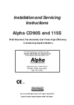 Preview for 1 page of Alpha 115S Design, Installation And Servicing Instructions