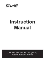 Alpha 828/3B Instruction Manual предпросмотр