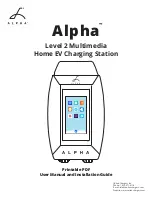 Alpha A1-14-24-P User Manual And Installation Manual предпросмотр