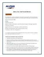 Preview for 17 page of Alpha ALPHA EV 2+2 Owner'S/Operator'S Manual