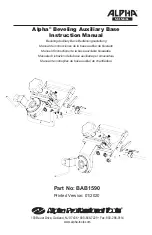 Предварительный просмотр 1 страницы Alpha BAB1590 Instruction Manual