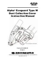 Alpha ECOGRDCW Instruction Manual предпросмотр