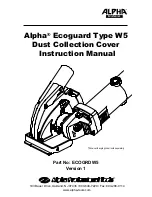 Предварительный просмотр 1 страницы Alpha ECOGRDW5 Instruction Manual