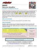 Preview for 1 page of Alpha IA543 Installation & Configuration Manual