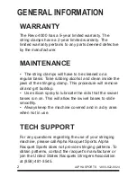 Preview for 2 page of Alpha Revo 4000 Manual