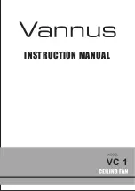 Preview for 1 page of Alpha Vannus VC 1 Instruction Manual