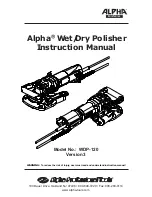 Alpha WDP-120 Instruction Manual предпросмотр