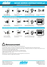 Preview for 2 page of Alpha WSME Instructions