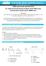 Alpha WSS Series Instructions предпросмотр