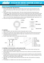 Предварительный просмотр 2 страницы Alpha WSS Series Instructions