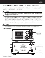 Предварительный просмотр 1 страницы Alpha XMP-8D Installation Instructions Manual