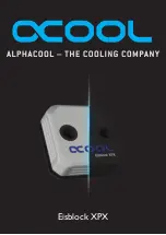 Preview for 1 page of Alphacool Eisblock XPX Manual