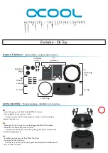 Preview for 1 page of Alphacool Eisdecke D5 Top Quick Start Manual