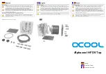 Preview for 2 page of Alphacool HF D5 Top Instruction Manual