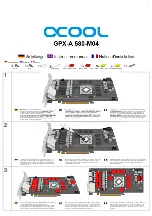 Preview for 1 page of Alphacool NexXxoS GPX-A 580-M04 Instruction Manual