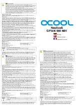 Предварительный просмотр 2 страницы Alphacool NexXxoS GPX-N 980 M01 Instruction Manual