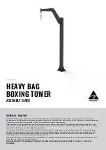 Preview for 1 page of ALPHAFIT HEAVY BAG BOXING TOWER Assembly Manual