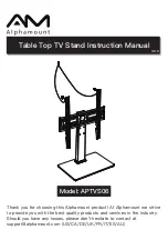 Alphamount APTVS06 Instruction Manual preview