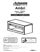 Alphason Ambri Series Assembly Instructions Manual preview