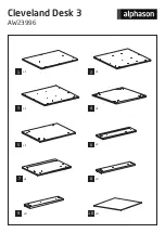 Предварительный просмотр 3 страницы Alphason Cleveland Desk 3 AW23996 Manual