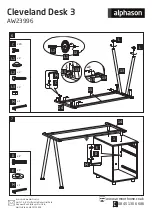 Предварительный просмотр 8 страницы Alphason Cleveland Desk 3 AW23996 Manual