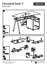 Предварительный просмотр 9 страницы Alphason Cleveland Desk 3 AW23996 Manual